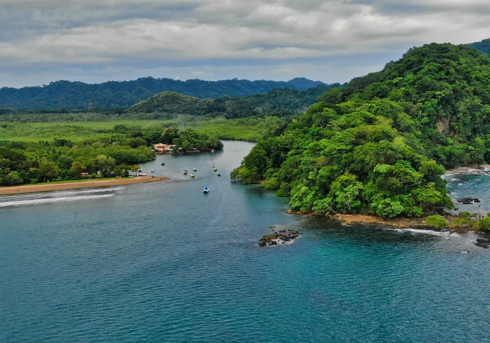 Fishing boats in Bahía Garza, Guanacaste. Photo: Joshua ten Brink / WildPhotography.com